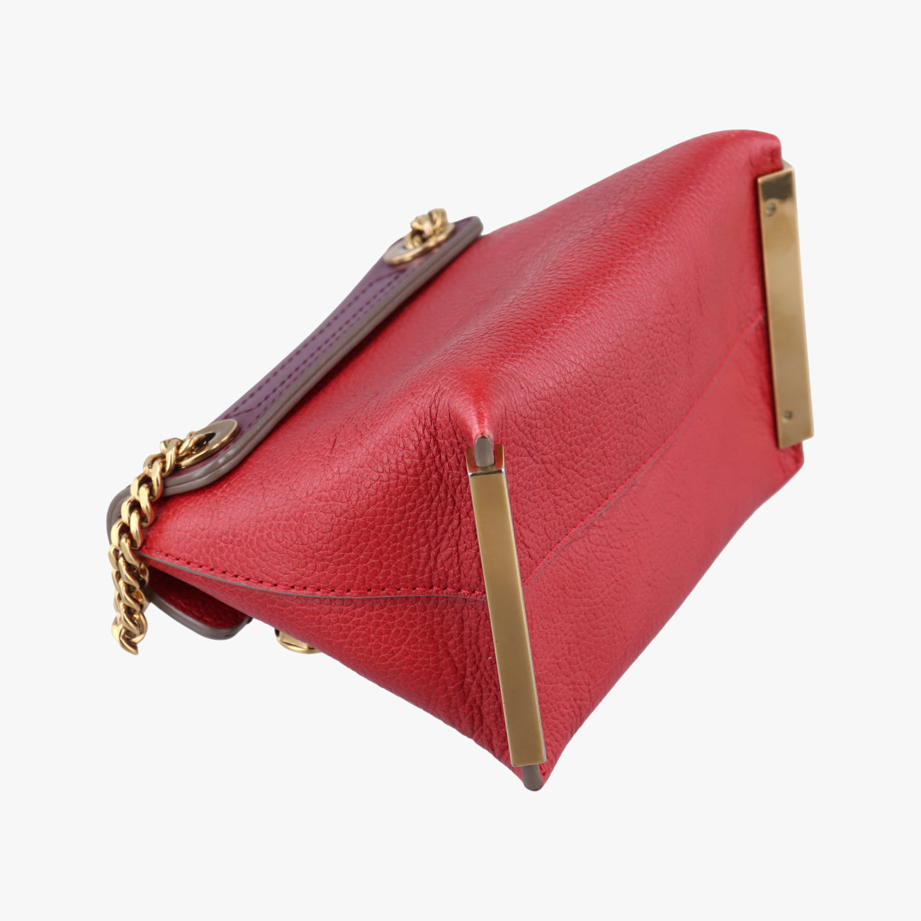 CLARE Burgundy×Red Leather 021457-65-9クレーア ワインレッド×レッド レザー 021457-65-9