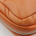 Nappa Bomber Sound Chain Flap Orange lambskin 25ナッパボマー サウンドチェーン フラップ オレンジ ラムスキン 25