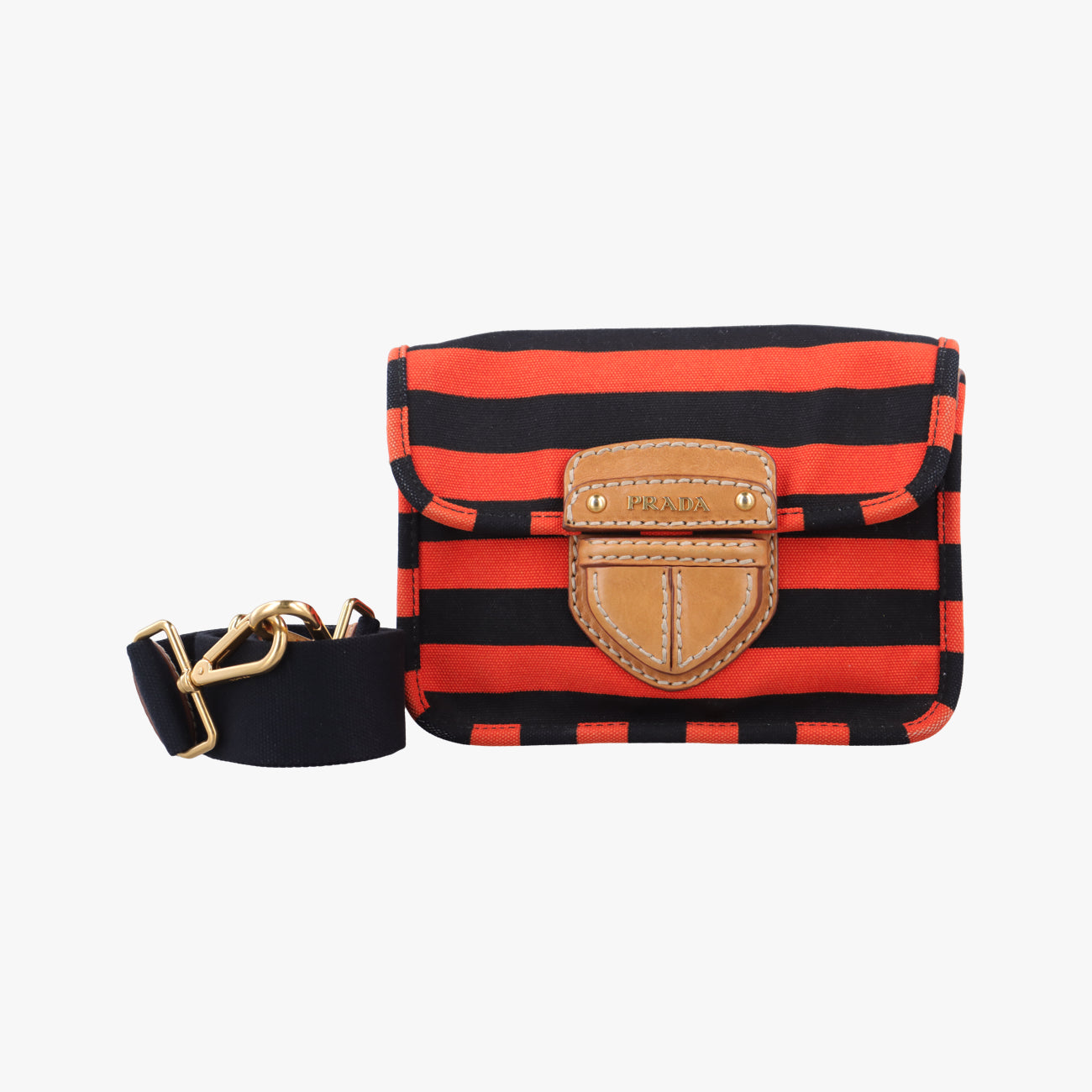 Kanapa Orange x Black x Beige Canvas BT0785 25カナパ オレンジ×ブラック×ベージュ キャンパス BT0785 25