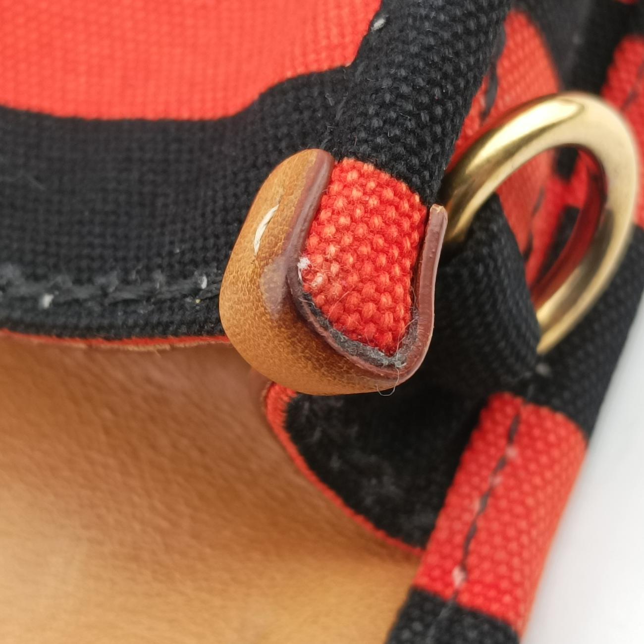 Kanapa Orange x Black x Beige Canvas BT0785 25カナパ オレンジ×ブラック×ベージュ キャンパス BT0785 25