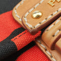 Kanapa Orange x Black x Beige Canvas BT0785 25カナパ オレンジ×ブラック×ベージュ キャンパス BT0785 25