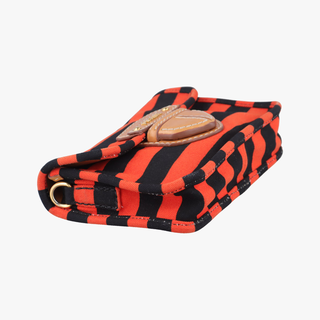 Kanapa Orange x Black x Beige Canvas BT0785 25カナパ オレンジ×ブラック×ベージュ キャンパス BT0785 25
