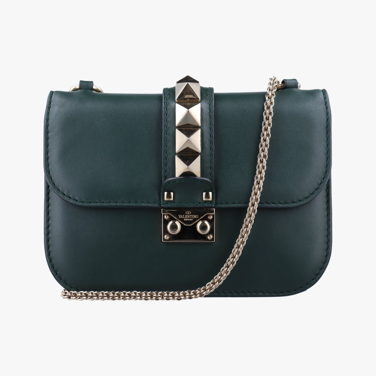 Rockstud Glam Lock Green leather BL-M312VIT2ロックスタッズグラムロックスモール グリーン レザー BL-M312VIT2