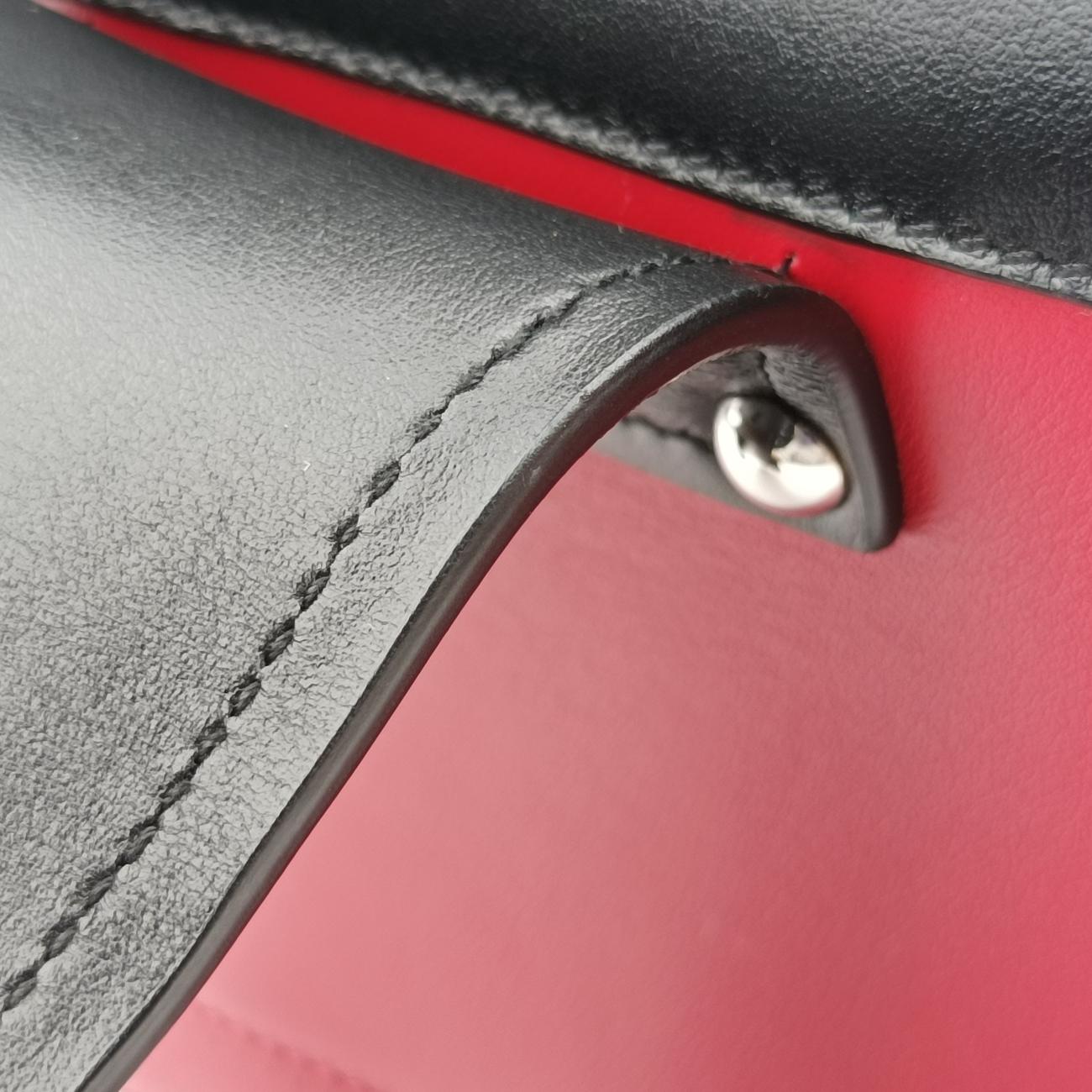 Sidonie Red×black Leather 25 Bシドニー レッド×ブラック レザー 1BD168 25 B