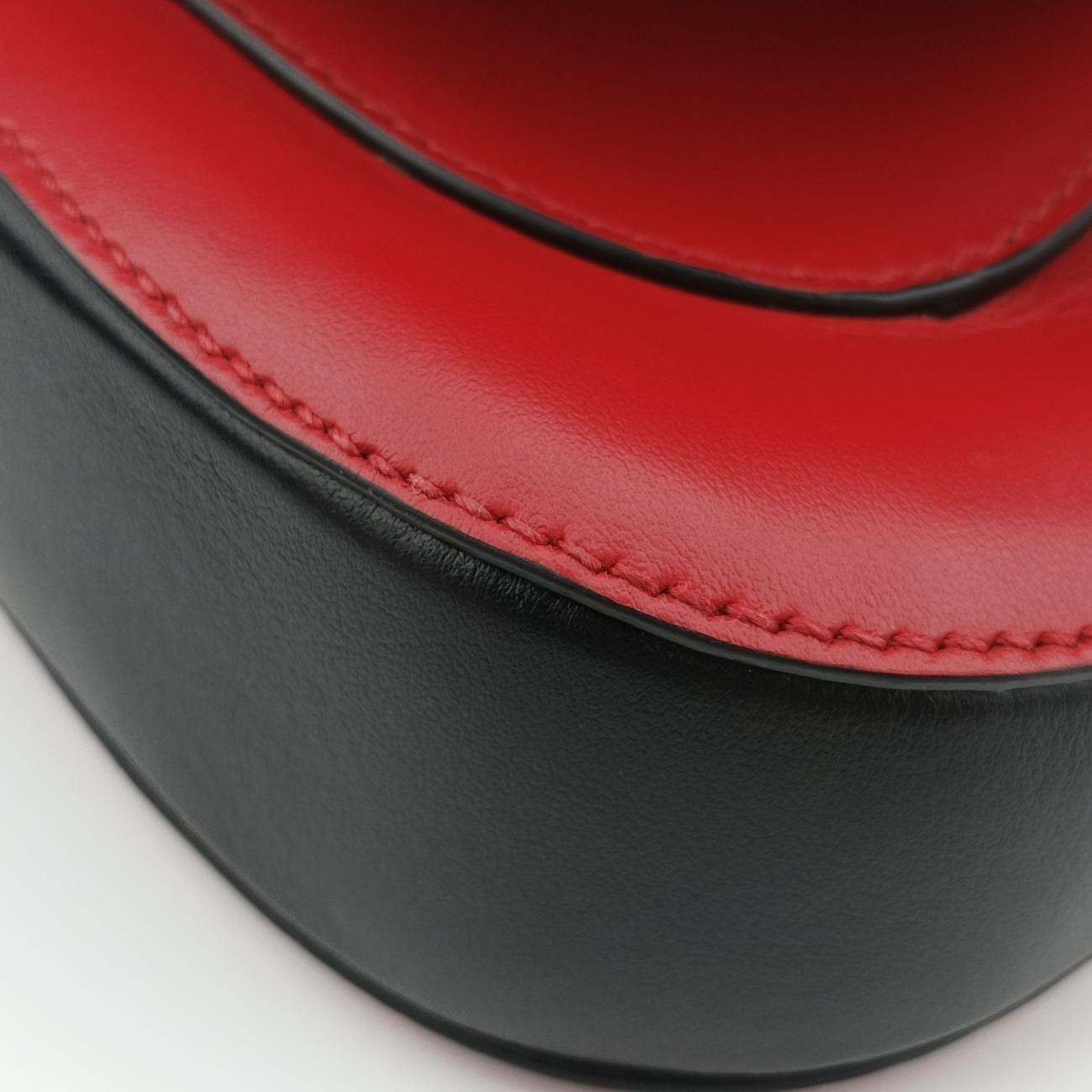 Sidonie Red×black Leather 25 Bシドニー レッド×ブラック レザー 1BD168 25 B