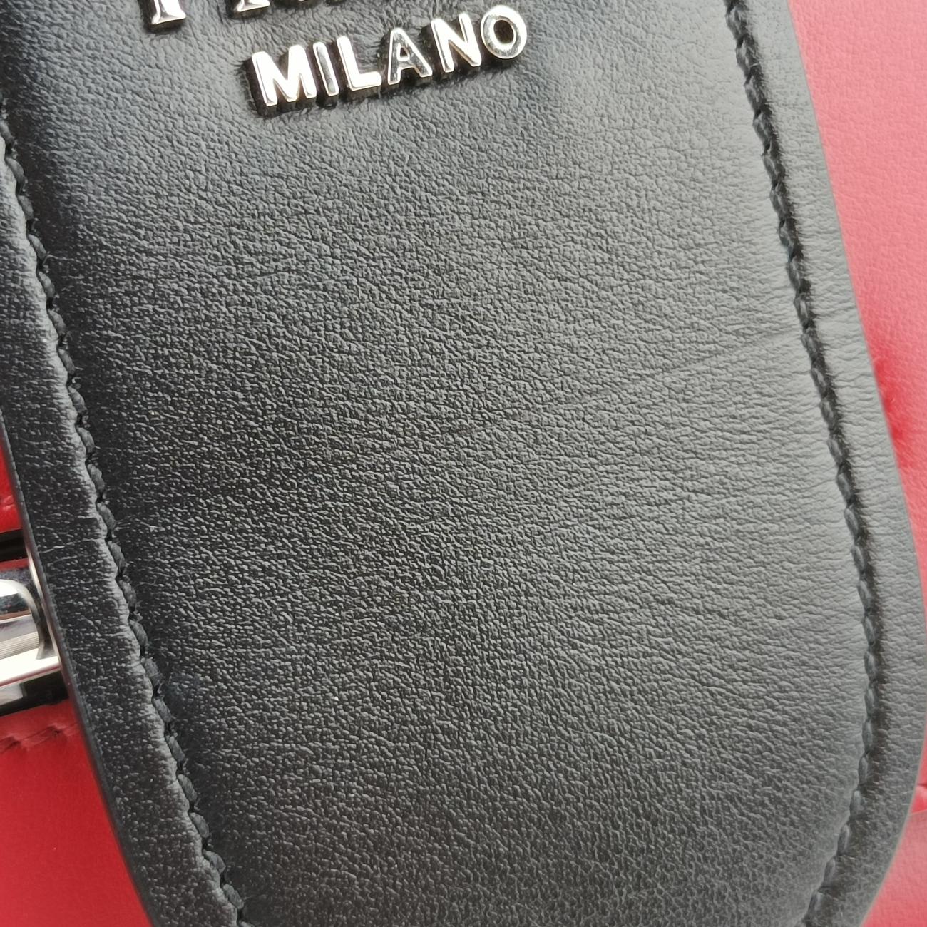 Sidonie Red×black Leather 25 Bシドニー レッド×ブラック レザー 1BD168 25 B