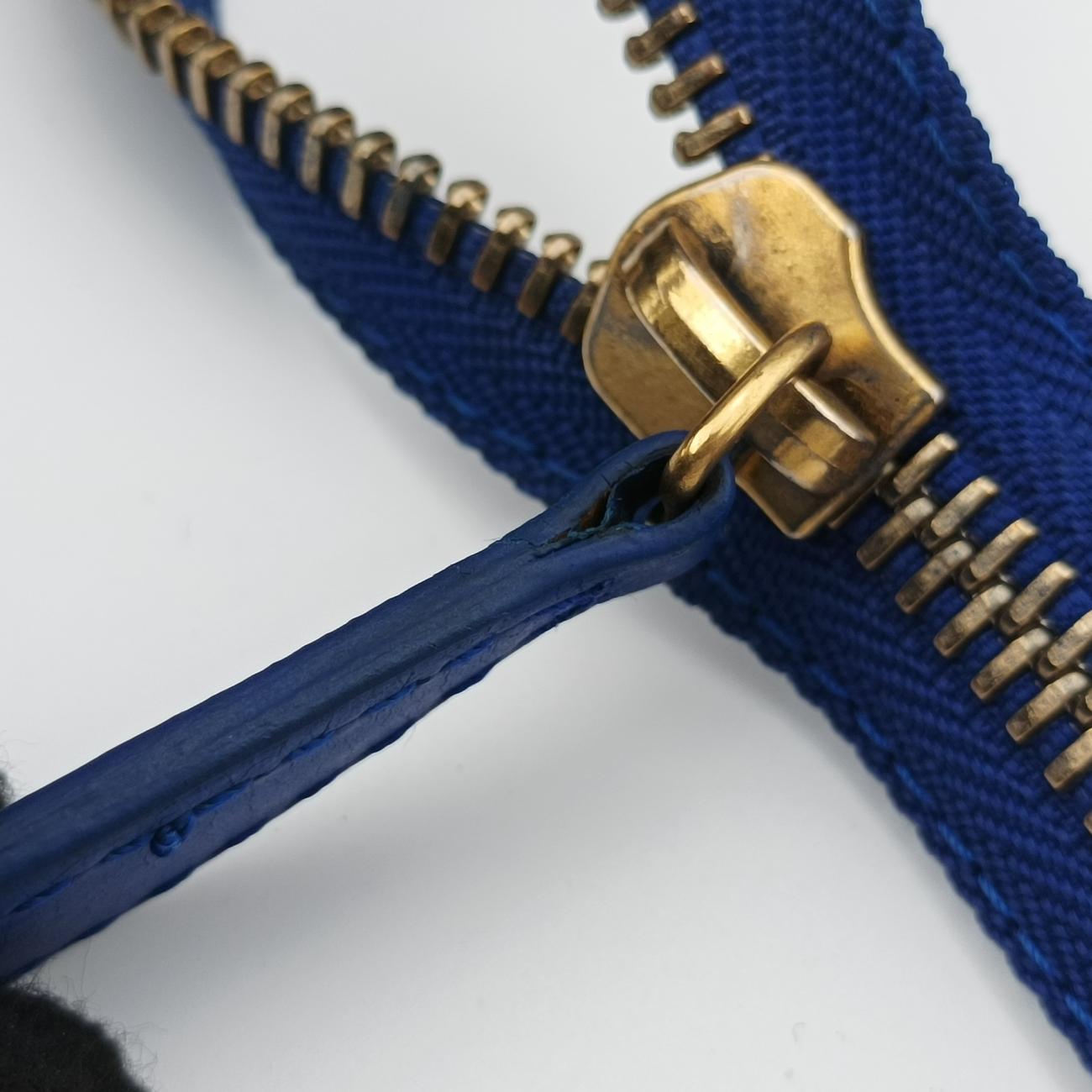 Luggage Mini Shopper Blue Leather F-ZP-0161ラゲージミニショッパー ブルー レザー F-ZP-0161