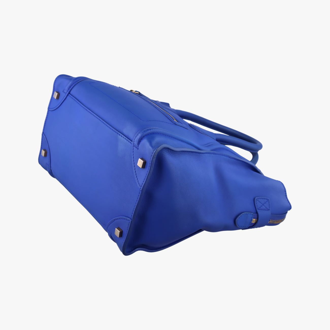 Luggage Mini Shopper Blue Leather F-ZP-0161ラゲージミニショッパー ブルー レザー F-ZP-0161