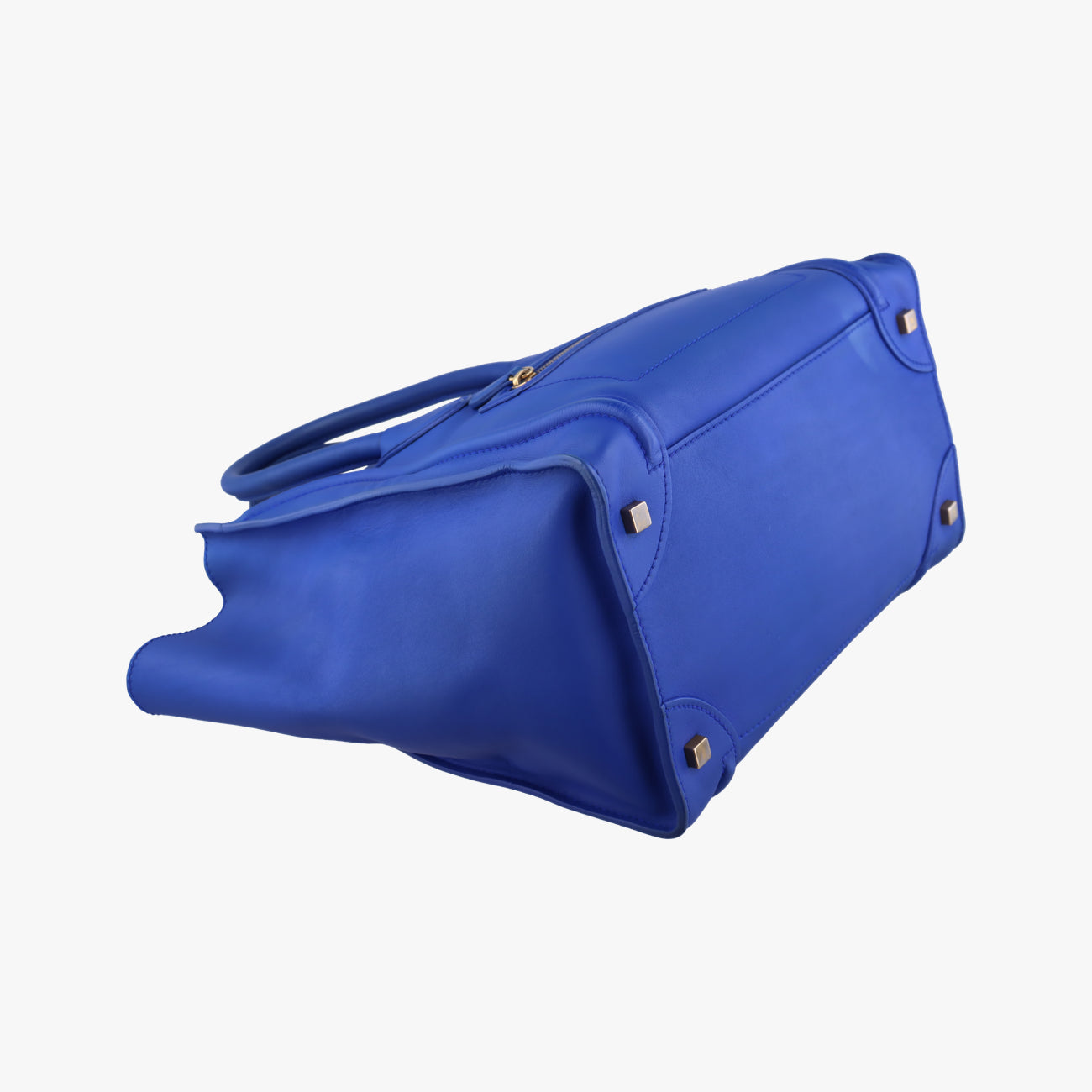 Luggage Mini Shopper Blue Leather F-ZP-0161ラゲージミニショッパー ブルー レザー F-ZP-0161