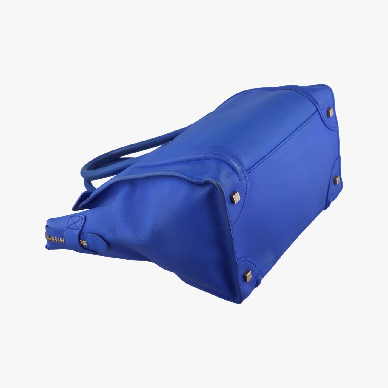 Luggage Mini Shopper Blue Leather F-ZP-0161ラゲージミニショッパー ブルー レザー F-ZP-0161