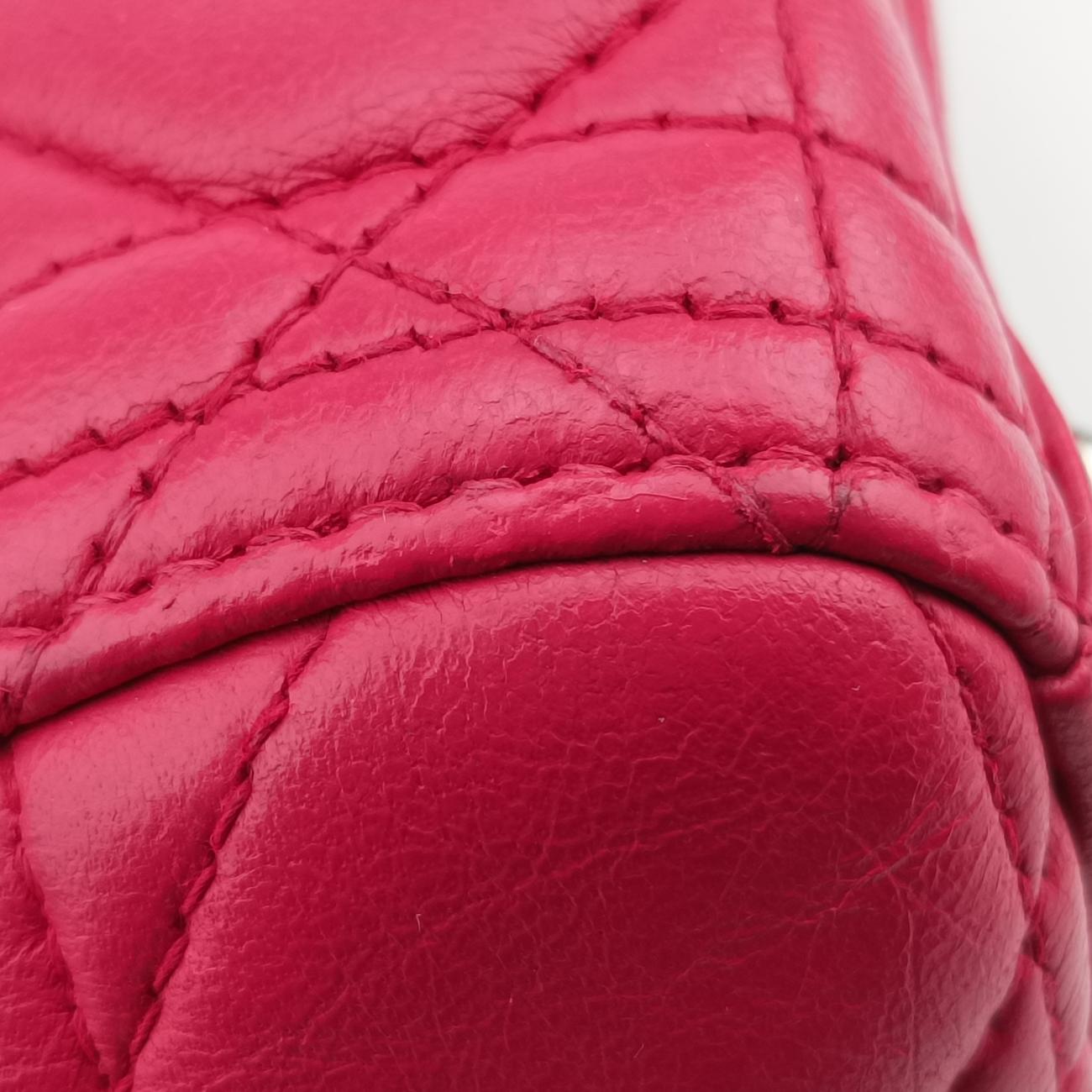 Lady Dior Red lambskin 16-BO-0173レディディオール レッド ラムスキン 16-BO-0173