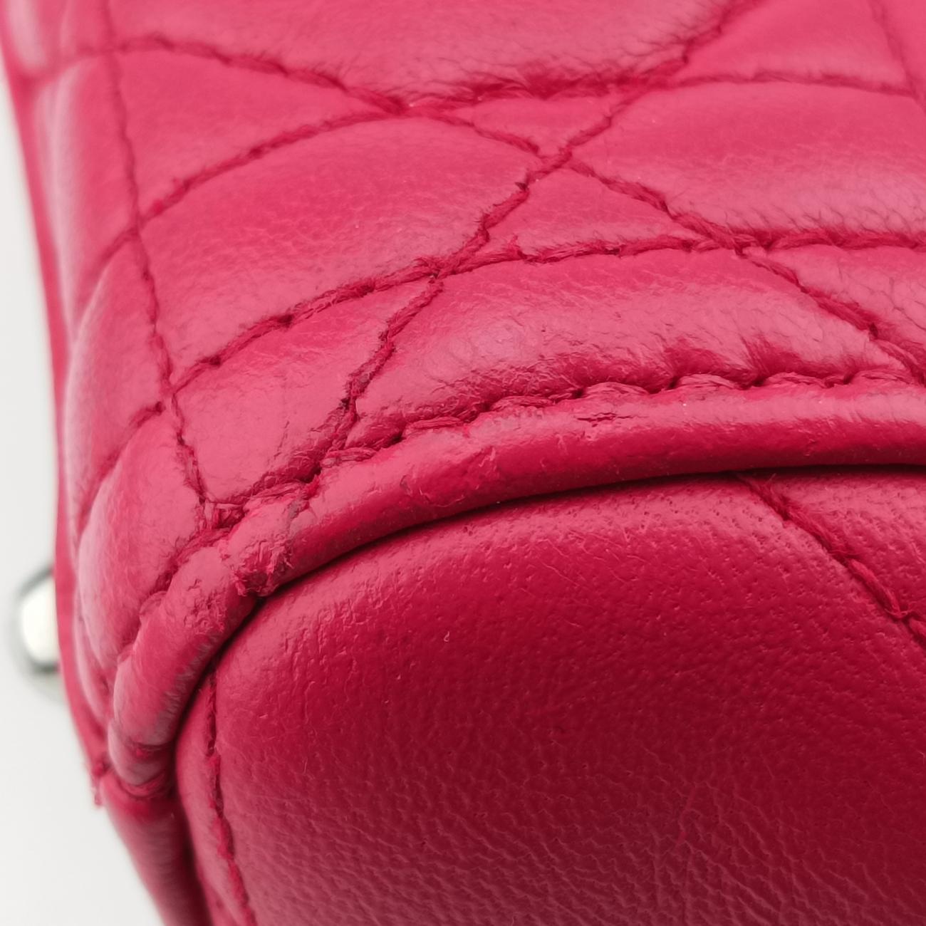 Lady Dior Red lambskin 16-BO-0173レディディオール レッド ラムスキン 16-BO-0173