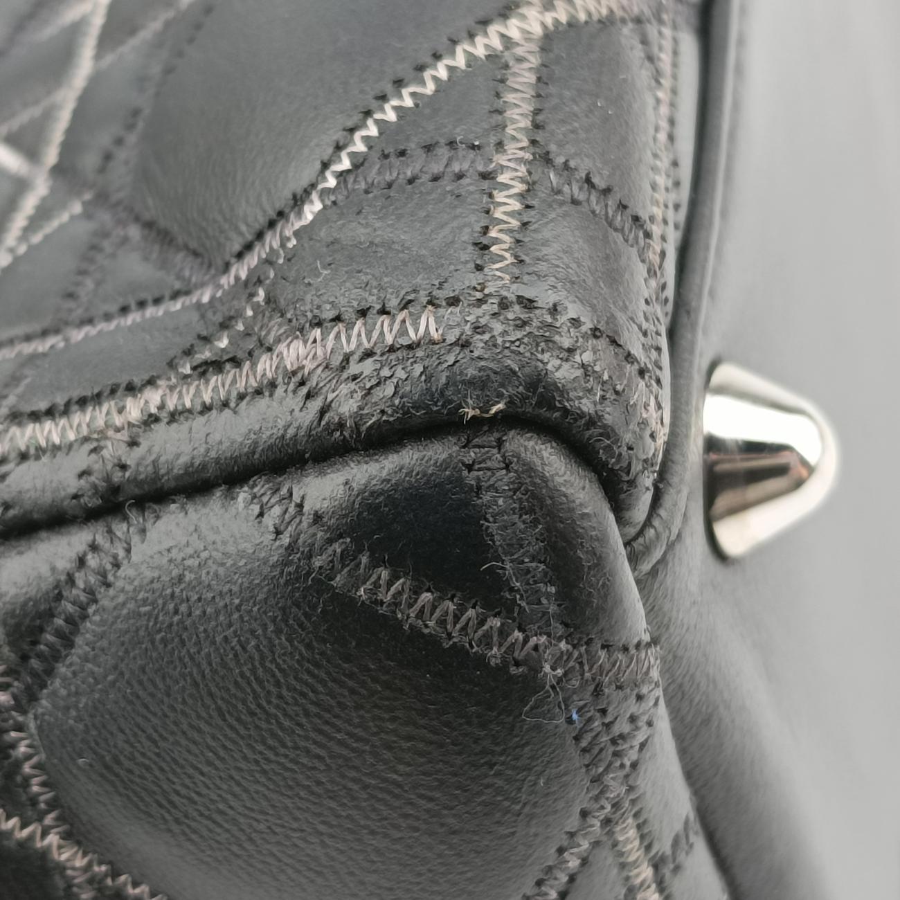 Lady Dior Grey lambskin 01-MA-0111レディディオール グレー ラムスキン 01-MA-0111