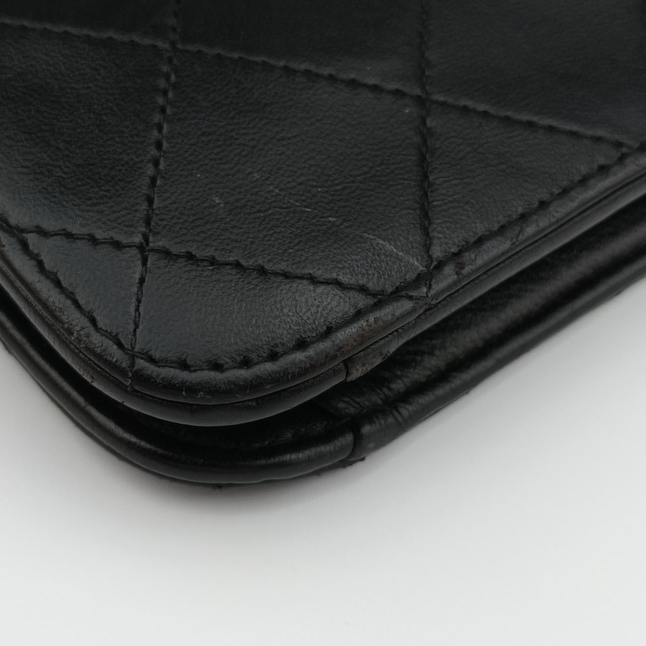 Matelasse 25 Push Lock Chain Black lambskin A03570 4974933マトラッセ25 プッシュロック チェーン ブラック ラムスキン A03570 4974933