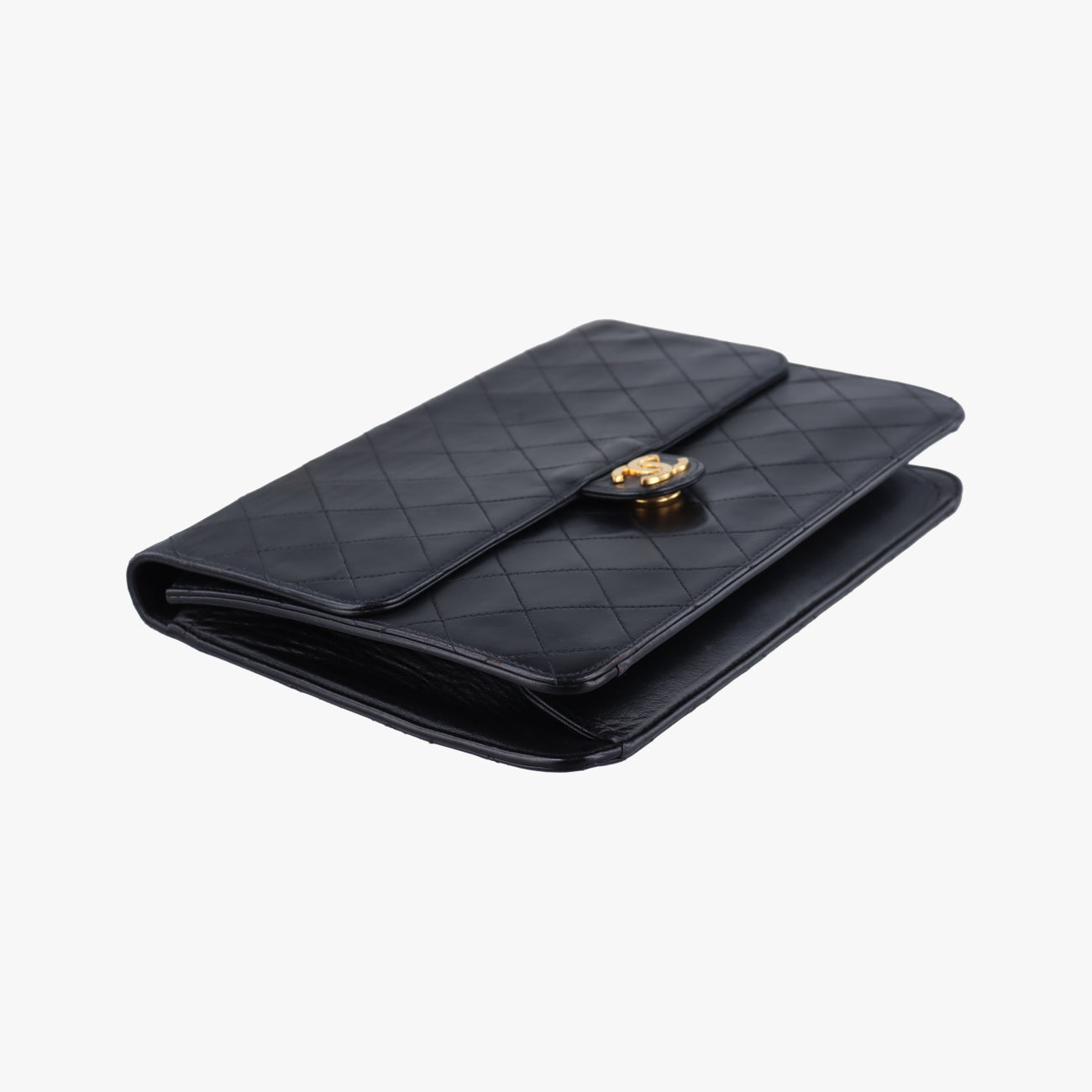 Matelasse 25 Push Lock Chain Black lambskin A03570 4974933マトラッセ25 プッシュロック チェーン ブラック ラムスキン A03570 4974933