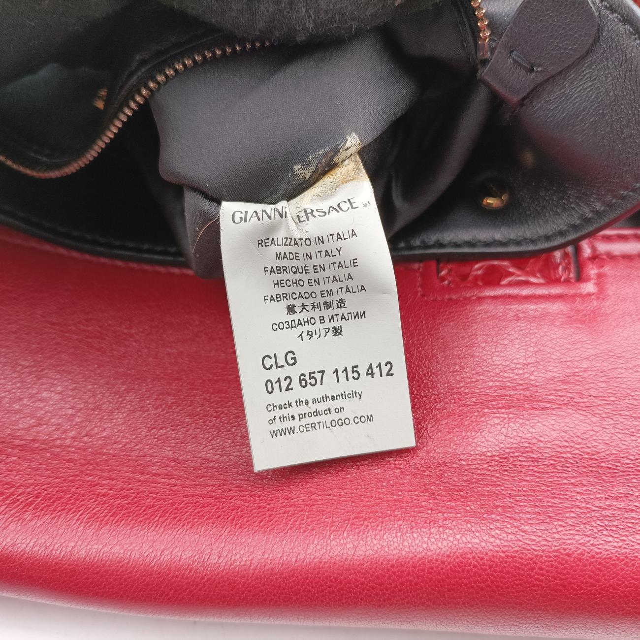 Medusa PalazzoRedSnakeskinCLG012 657 115 412メデューサ パラッツォレッドスネークスキンCLG012 657 115 412