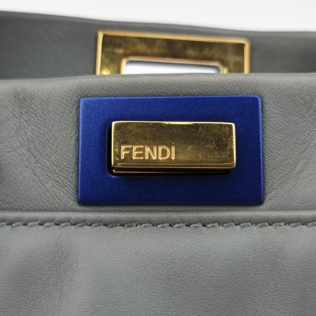 PEEKABOO Blue×Gray Leather 8BN244 8BN244-1CA-158-9290ピーカブー ミニ ブルー×グレー レザー 8BN244 8BN244-1CA-158-9290