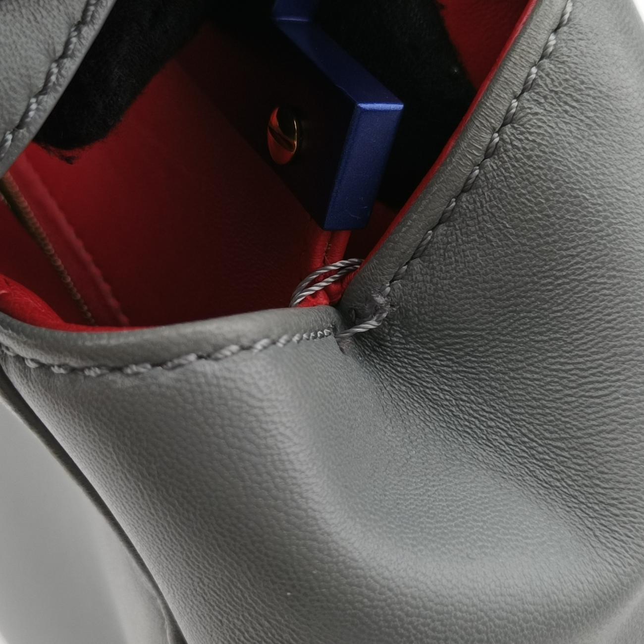 PEEKABOO Blue×Gray Leather 8BN244 8BN244-1CA-158-9290ピーカブー ミニ ブルー×グレー レザー 8BN244 8BN244-1CA-158-9290