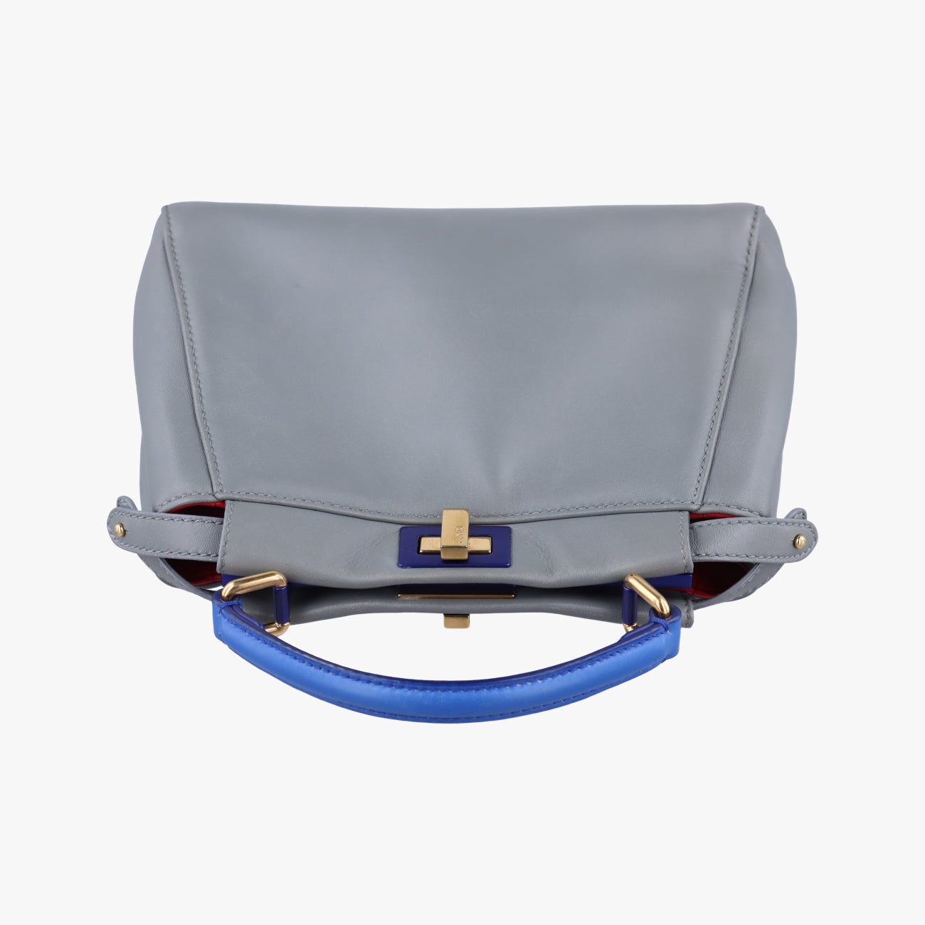 PEEKABOO Blue×Gray Leather 8BN244 8BN244-1CA-158-9290ピーカブー ミニ ブルー×グレー レザー 8BN244 8BN244-1CA-158-9290