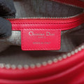 Lady Dior Red lambskin 17-BO-1101レディディオール レッド ラムスキン 17-BO-1101