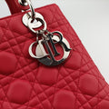 Lady Dior Red lambskin 17-BO-1101レディディオール レッド ラムスキン 17-BO-1101