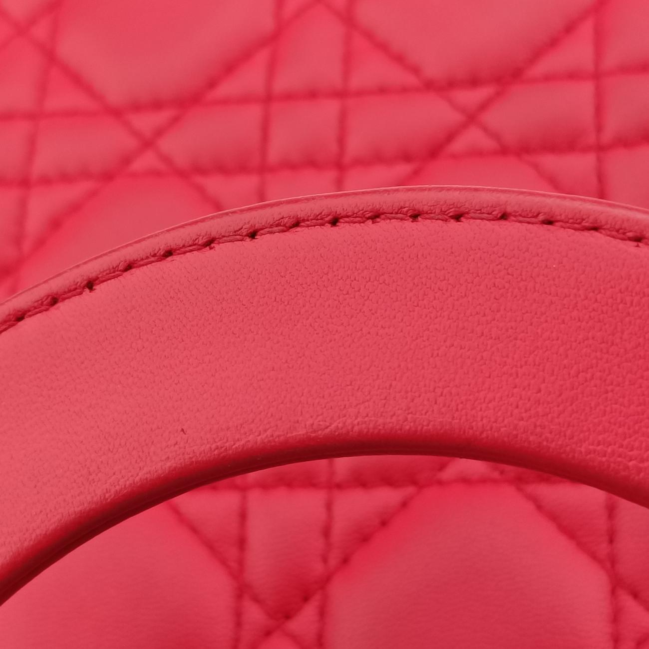 Lady Dior Red lambskin 17-BO-1101レディディオール レッド ラムスキン 17-BO-1101