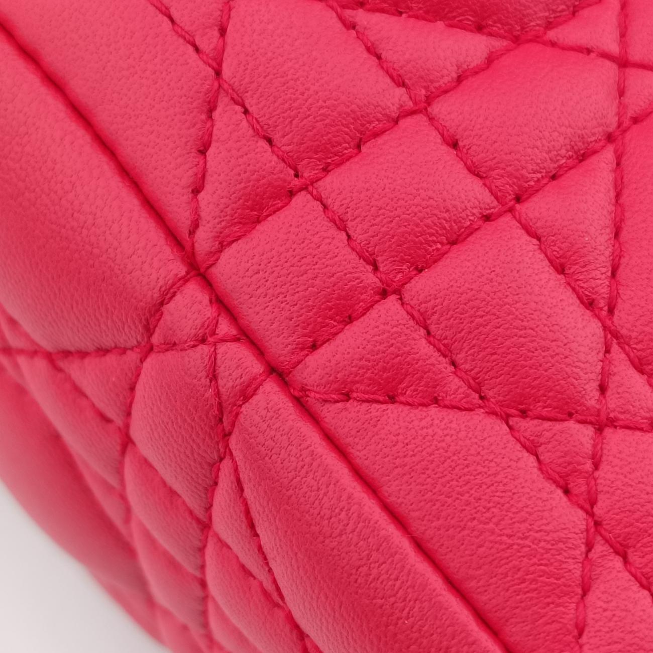 Lady Dior Red lambskin 17-BO-1101レディディオール レッド ラムスキン 17-BO-1101