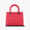 Lady Dior Red lambskin 17-BO-1101レディディオール レッド ラムスキン 17-BO-1101