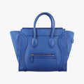 Luggage Mini Shopper Blue Leather F-AT-0162 F-CU-0152ラゲージミニショッパー ブルー レザー F-AT-0162 F-CU-0152