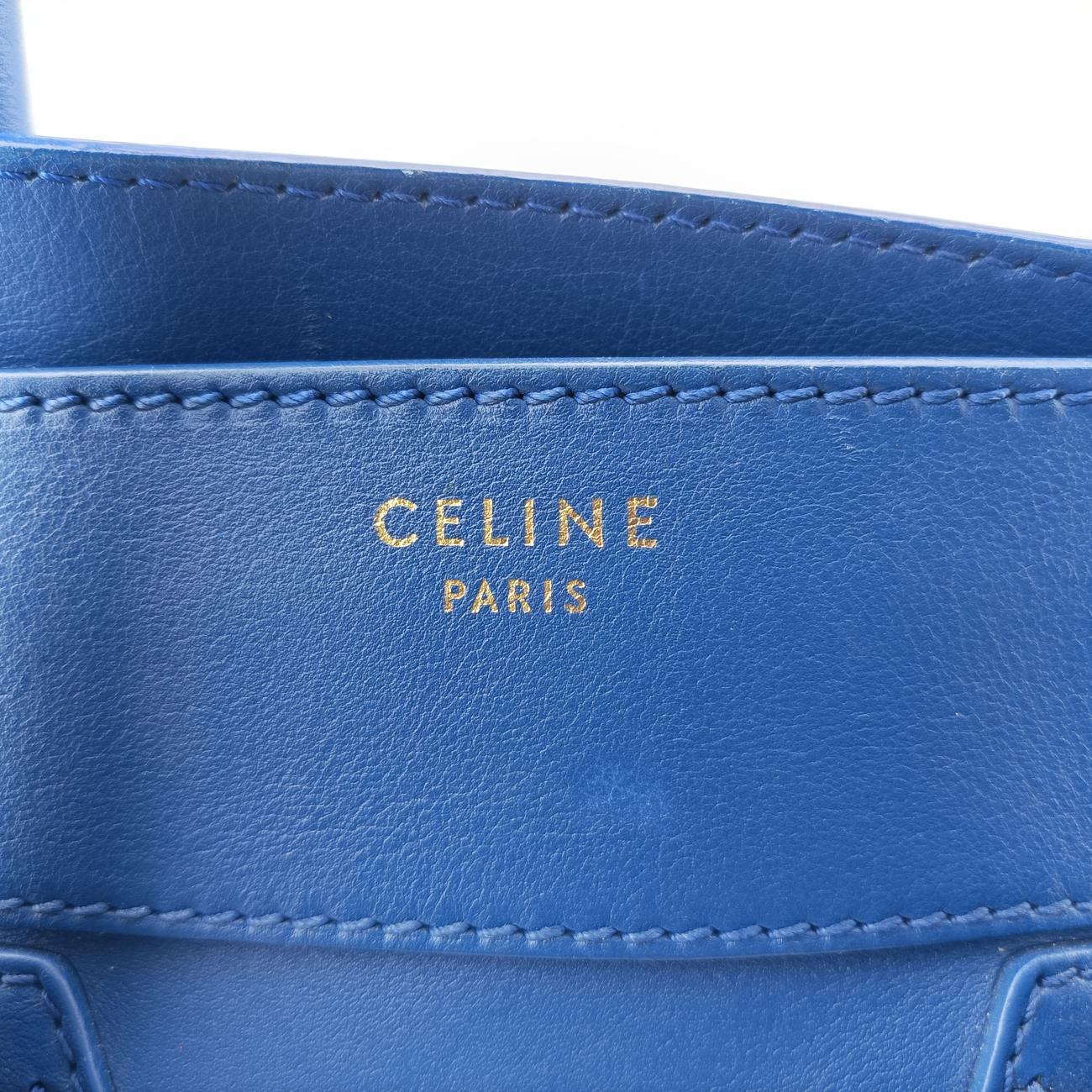Luggage Mini Shopper Blue Leather F-AT-0162 F-CU-0152ラゲージミニショッパー ブルー レザー F-AT-0162 F-CU-0152