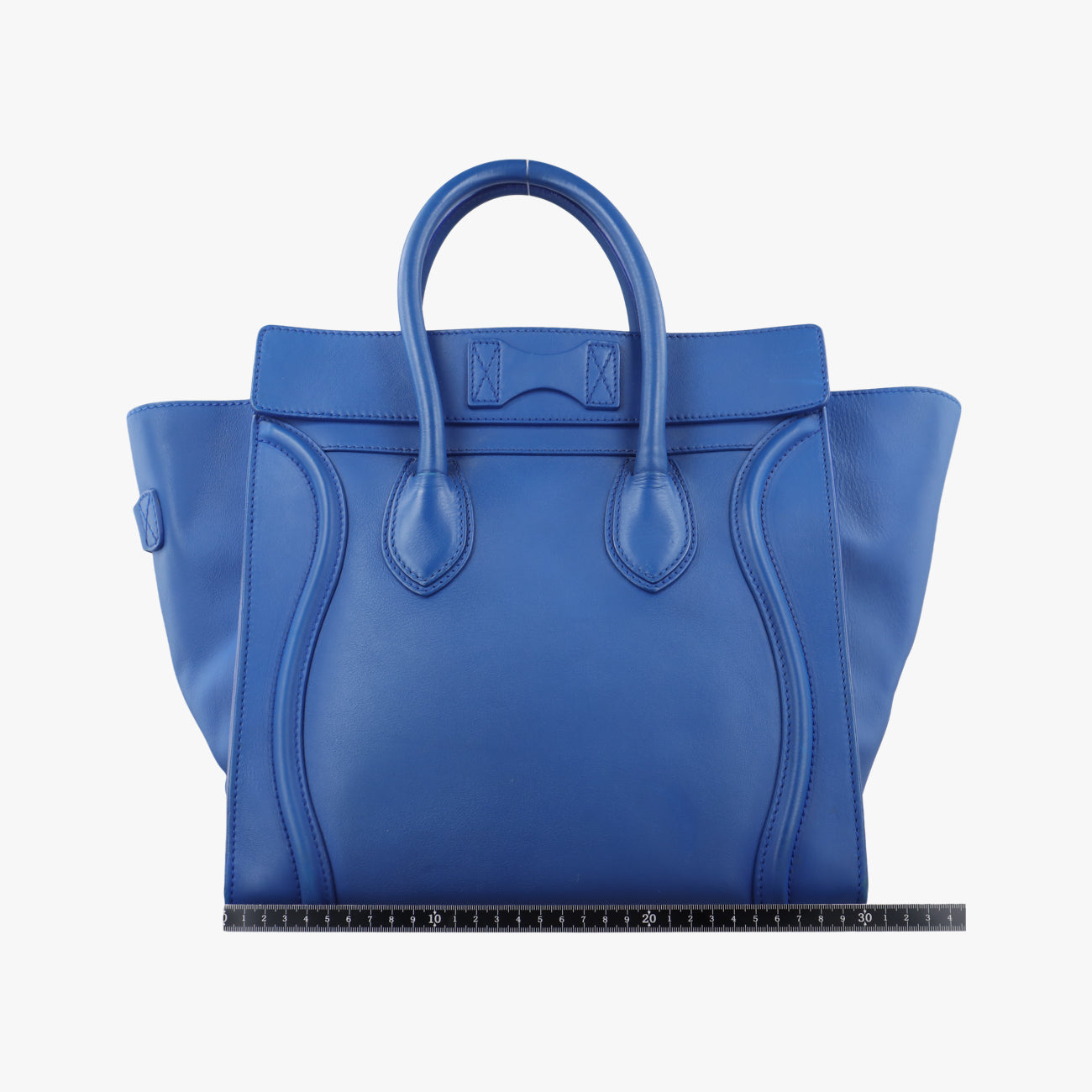 Luggage Mini Shopper Blue Leather F-AT-0162 F-CU-0152ラゲージミニショッパー ブルー レザー F-AT-0162 F-CU-0152