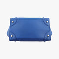 Luggage Mini Shopper Blue Leather F-AT-0162 F-CU-0152ラゲージミニショッパー ブルー レザー F-AT-0162 F-CU-0152