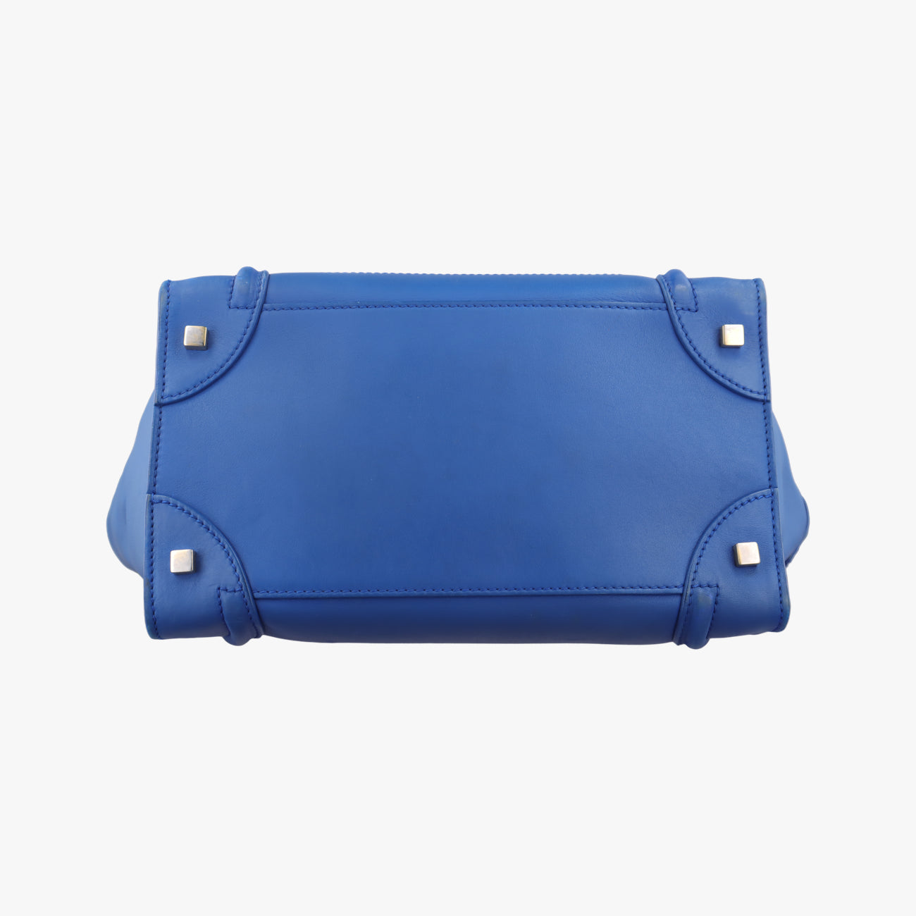 Luggage Mini Shopper Blue Leather F-AT-0162 F-CU-0152ラゲージミニショッパー ブルー レザー F-AT-0162 F-CU-0152