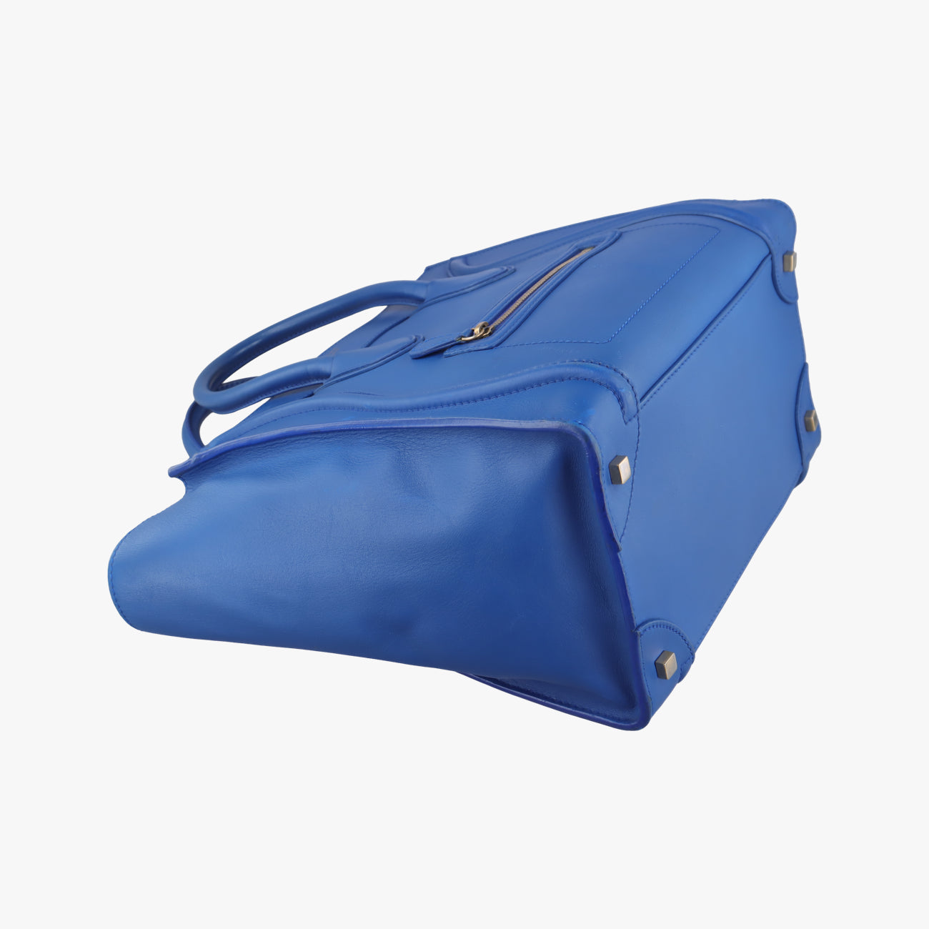 Luggage Mini Shopper Blue Leather F-AT-0162 F-CU-0152ラゲージミニショッパー ブルー レザー F-AT-0162 F-CU-0152
