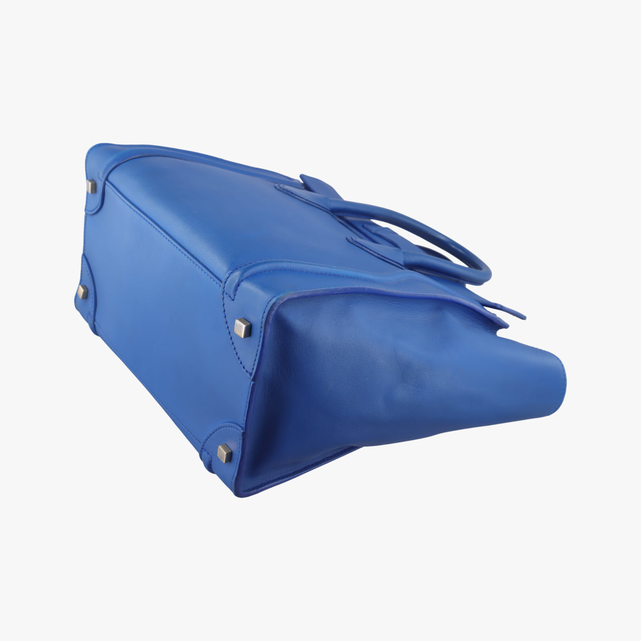 Luggage Mini Shopper Blue Leather F-AT-0162 F-CU-0152ラゲージミニショッパー ブルー レザー F-AT-0162 F-CU-0152