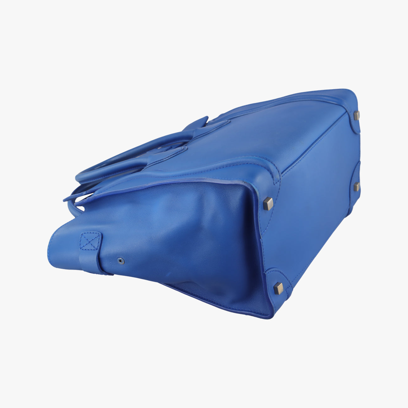 Luggage Mini Shopper Blue Leather F-AT-0162 F-CU-0152ラゲージミニショッパー ブルー レザー F-AT-0162 F-CU-0152