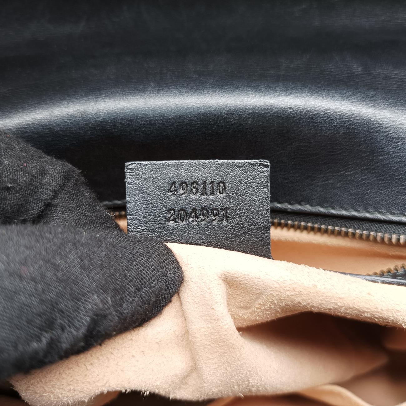 GG Marmont Black Leather 498110 E024924813GGマーモント ブラック レザー 498110 E024924813