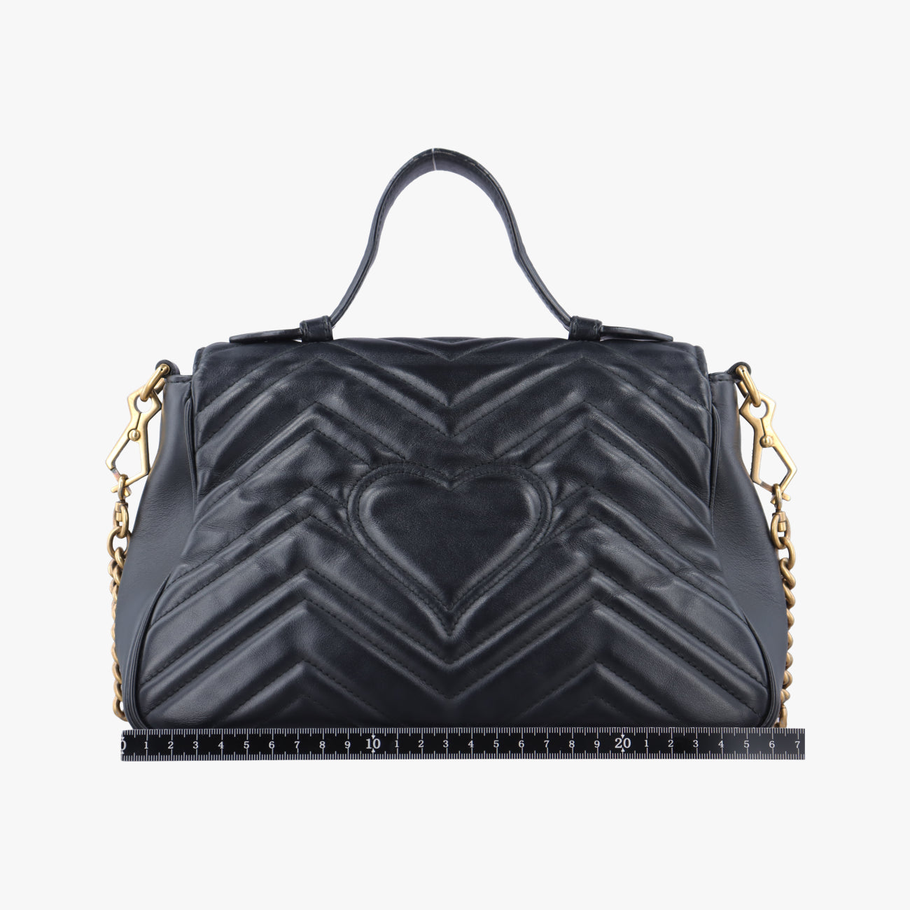 GG Marmont Black Leather 498110 E024924813GGマーモント ブラック レザー 498110 E024924813