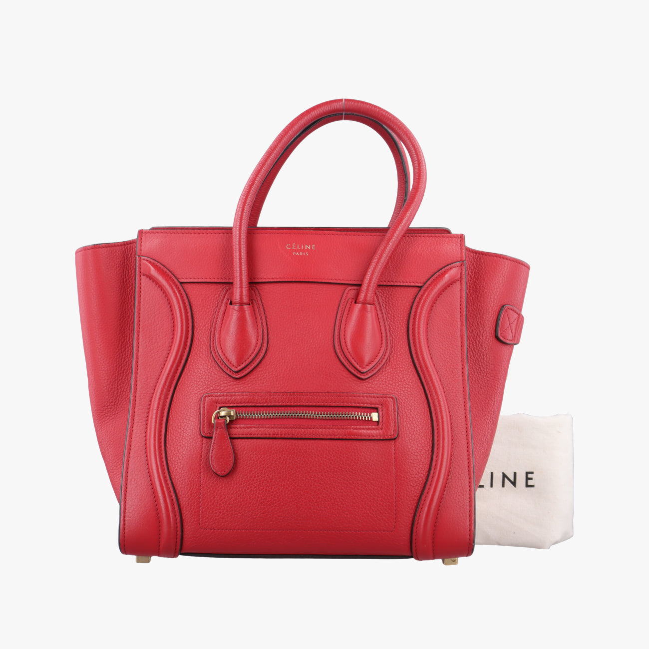 Luggage Micro shopper Red Leather U-AT-0124 U-CU-0124ラゲージマイクロショッパー レッド レザー U-AT-0124 U-CU-0124