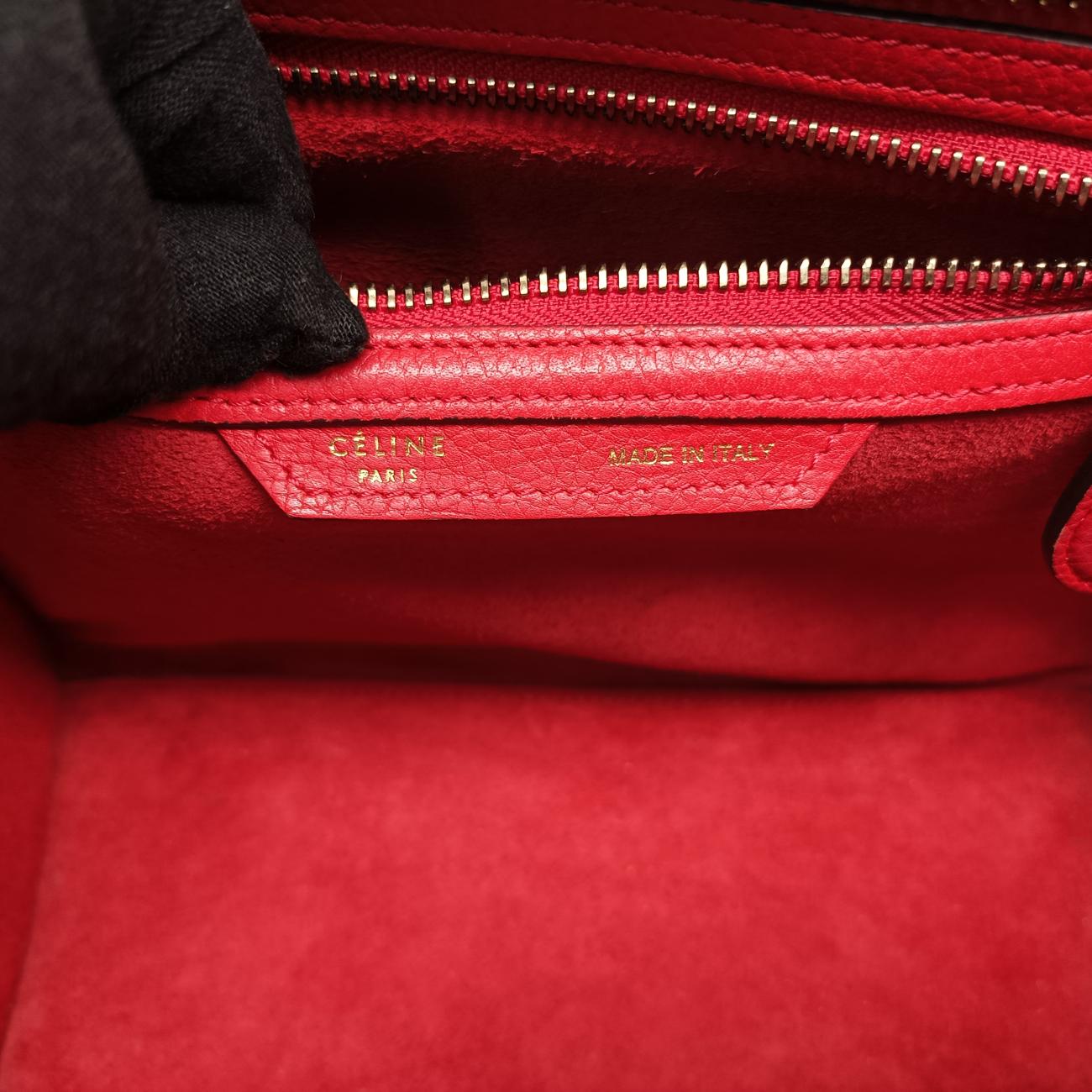Luggage Micro shopper Red Leather U-AT-0124 U-CU-0124ラゲージマイクロショッパー レッド レザー U-AT-0124 U-CU-0124