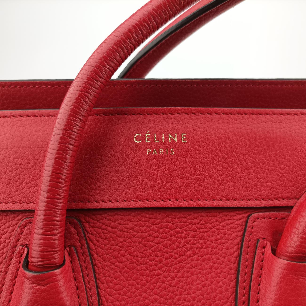 Luggage Micro shopper Red Leather U-AT-0124 U-CU-0124ラゲージマイクロショッパー レッド レザー U-AT-0124 U-CU-0124