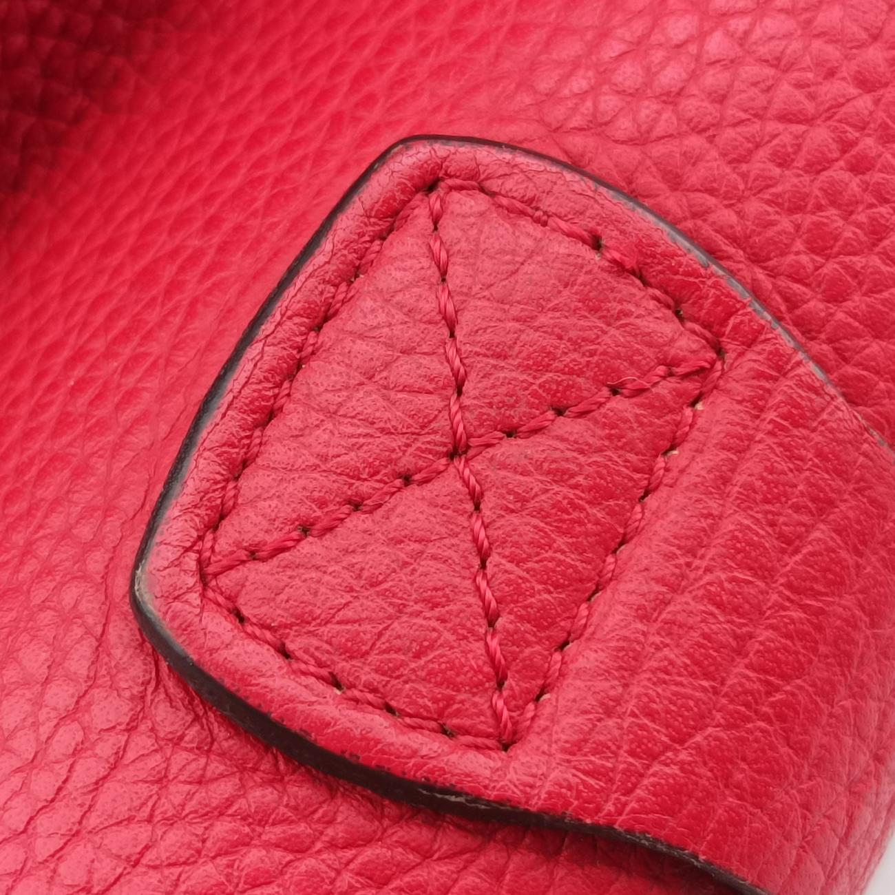 Luggage Micro shopper Red Leather U-AT-0124 U-CU-0124ラゲージマイクロショッパー レッド レザー U-AT-0124 U-CU-0124