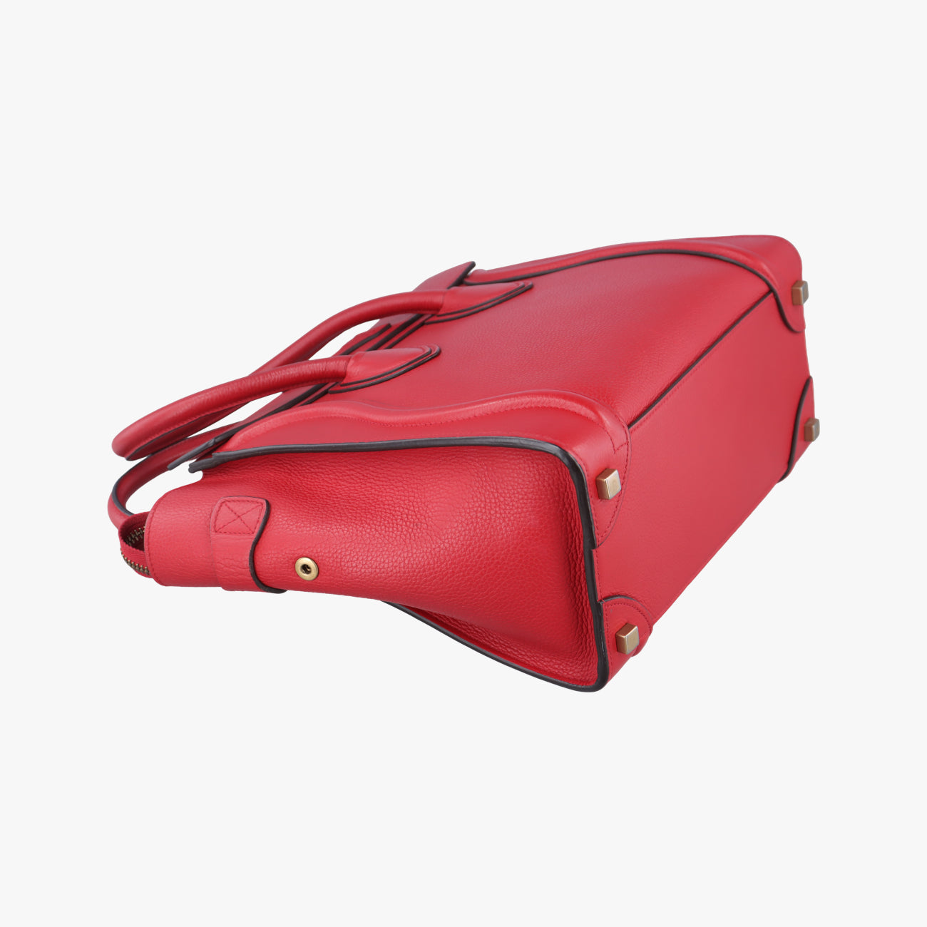 Luggage Micro shopper Red Leather U-AT-0124 U-CU-0124ラゲージマイクロショッパー レッド レザー U-AT-0124 U-CU-0124
