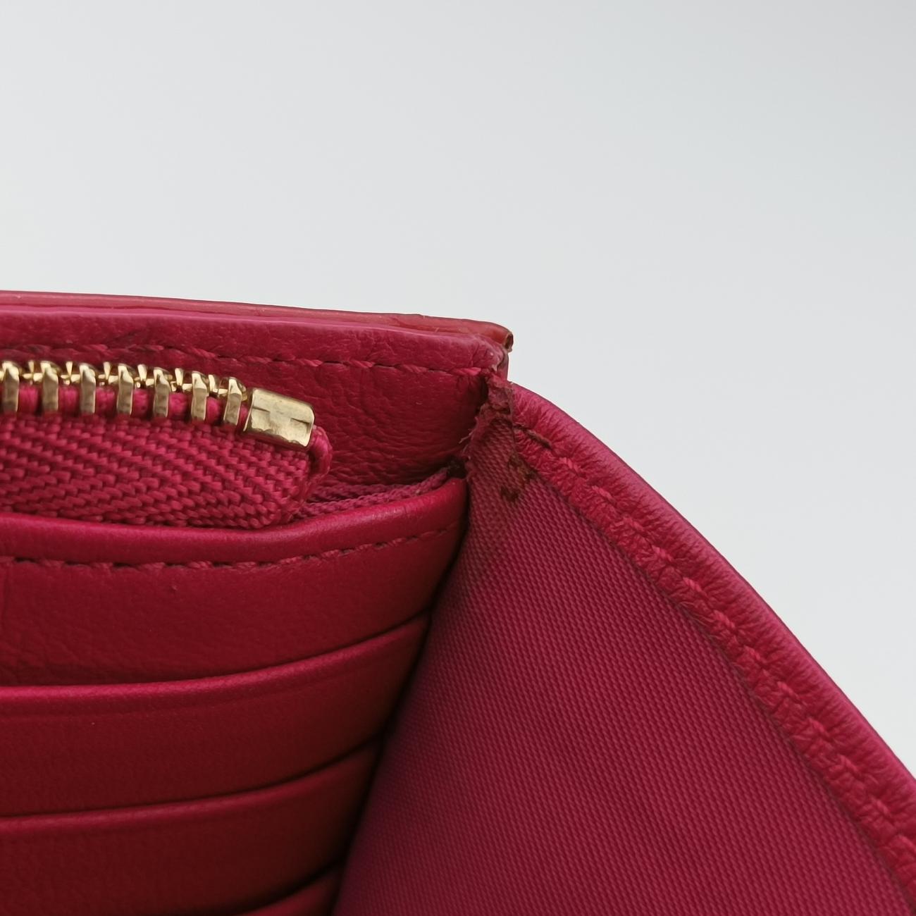 Lady Dior cannage Red lambskin 02-LU-0134レディディオール カナージュ レッド ラムスキン 02-LU-0134