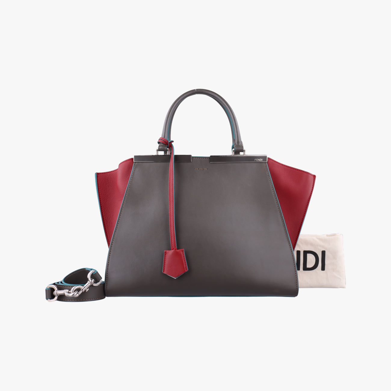 Troyage Trois Jours Gray×Red×Blue Leather 8BH279 8BH279-5R4 169-8762トロワジュール グレー×レッド×ブルー レザー 8BH279 8BH279-5R4 169-8762