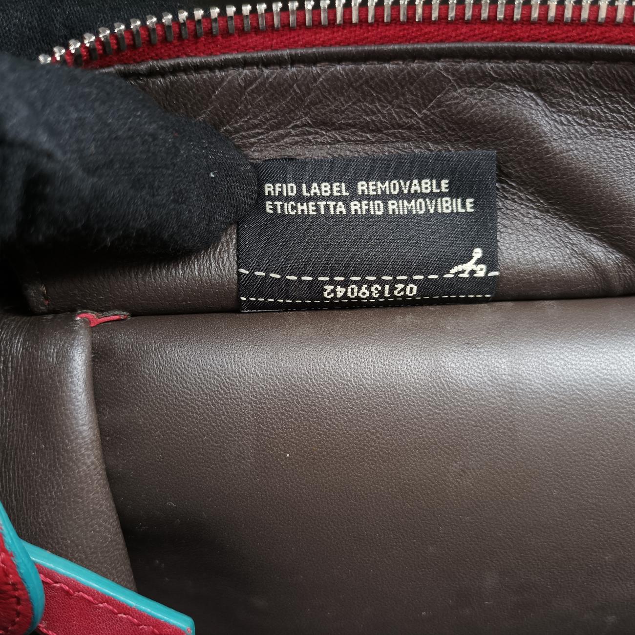 Troyage Trois Jours Gray×Red×Blue Leather 8BH279 8BH279-5R4 169-8762トロワジュール グレー×レッド×ブルー レザー 8BH279 8BH279-5R4 169-8762