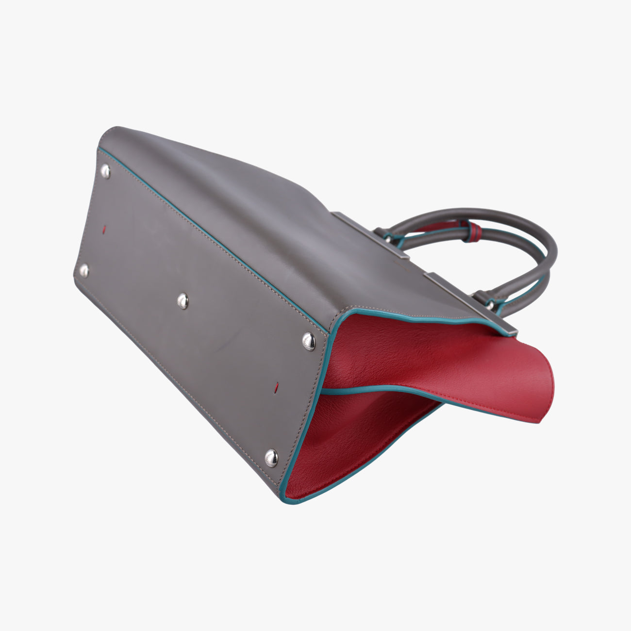 Troyage Trois Jours Gray×Red×Blue Leather 8BH279 8BH279-5R4 169-8762トロワジュール グレー×レッド×ブルー レザー 8BH279 8BH279-5R4 169-8762