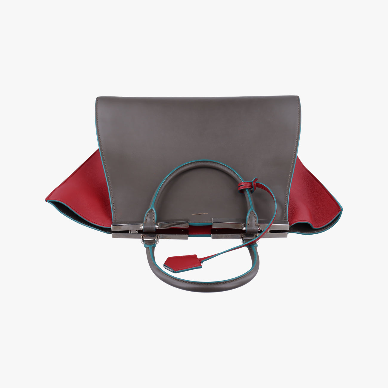 Troyage Trois Jours Gray×Red×Blue Leather 8BH279 8BH279-5R4 169-8762トロワジュール グレー×レッド×ブルー レザー 8BH279 8BH279-5R4 169-8762