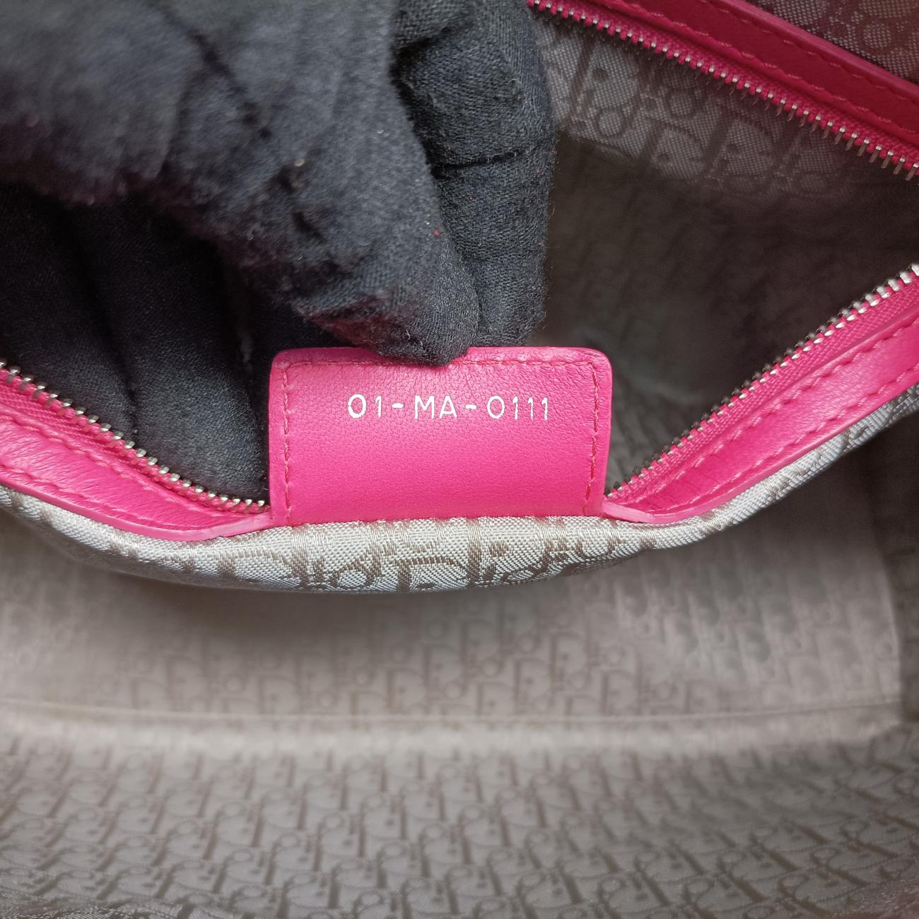 Lady Dior Rose lambskin 01-MA-0111レディディオール ローズ レッド ラムスキン 01-MA-0111