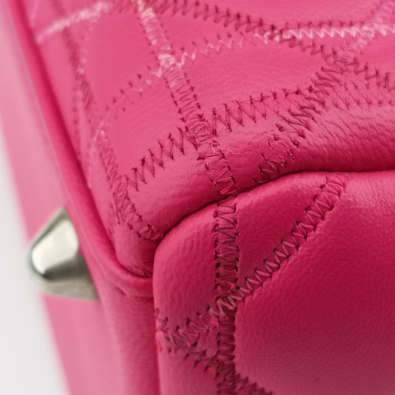 Lady Dior Rose lambskin 01-MA-0111レディディオール ローズ レッド ラムスキン 01-MA-0111